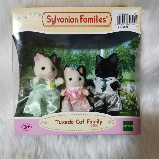 tuxedo cat family sylvanian