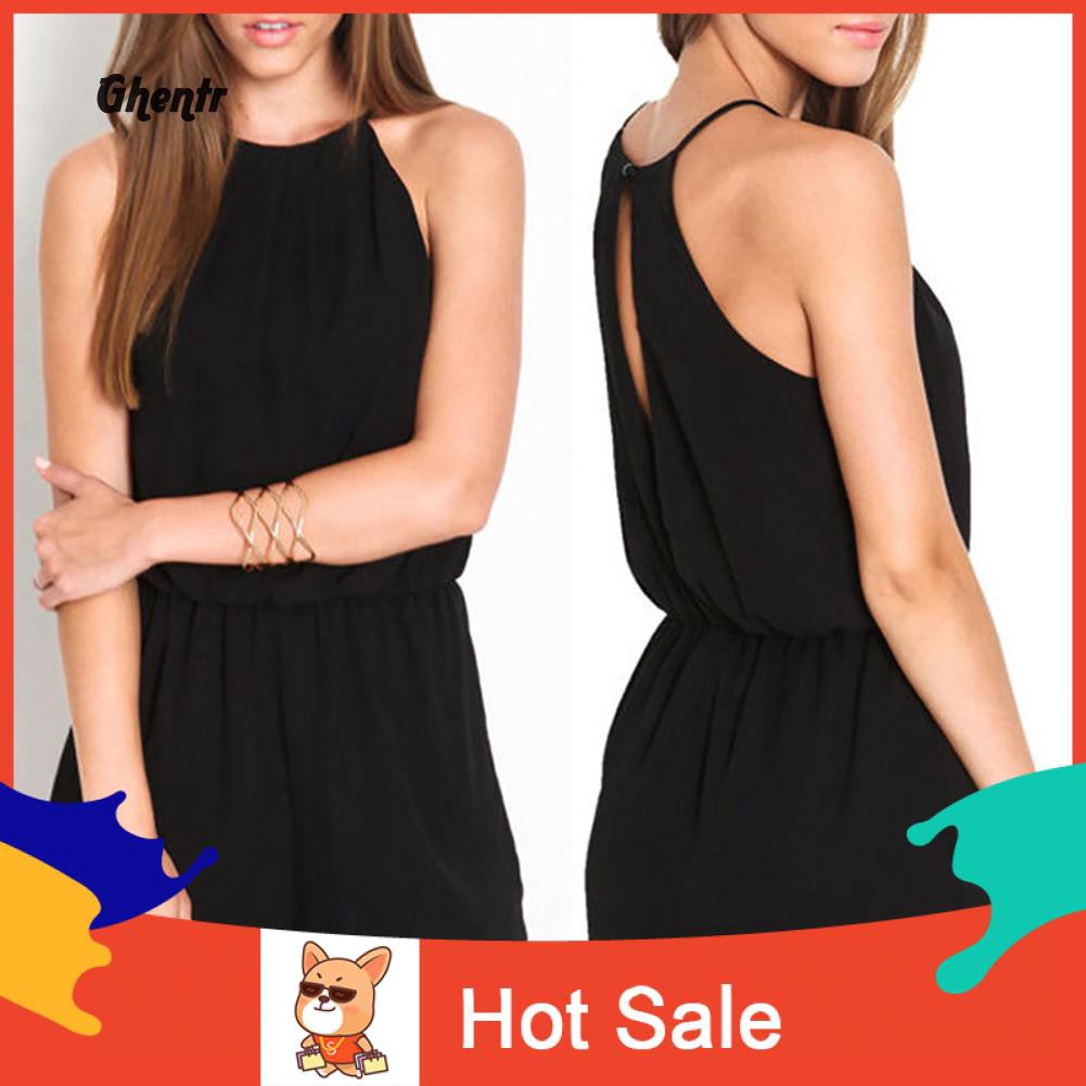 halter romper pants
