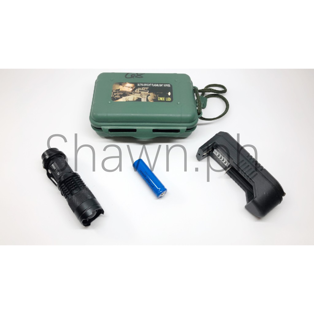 Ultra bright flashlight series cree led