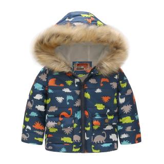 kids jacket with fur hood