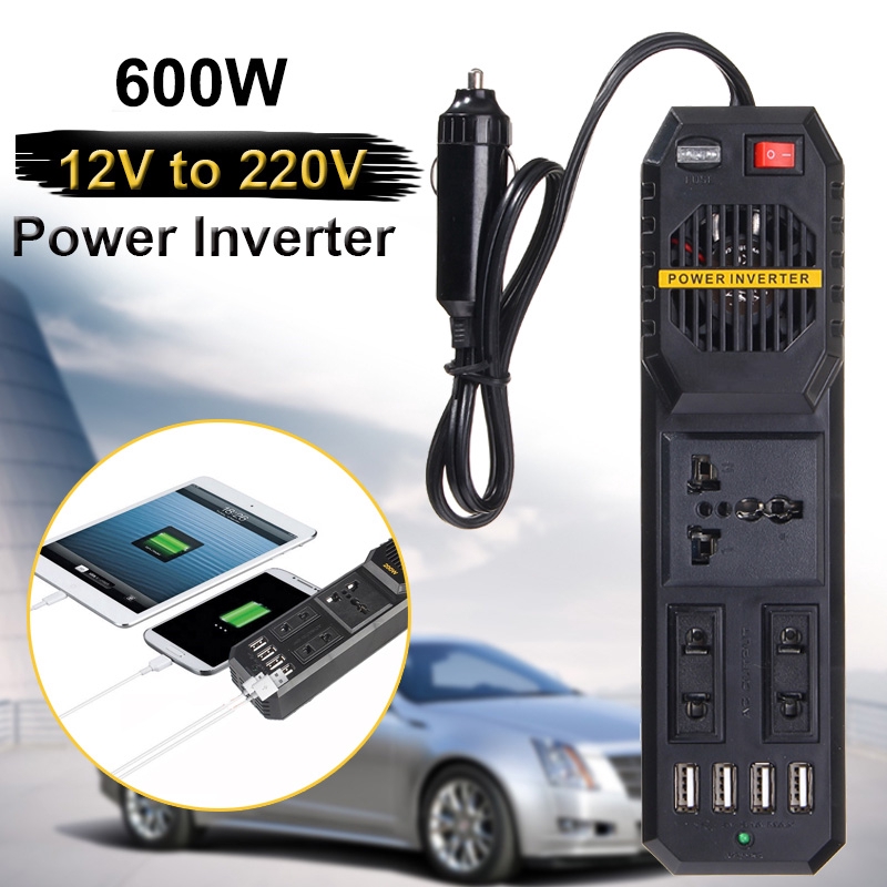 200W Car Power Inverter DC 12V to 220V AC Converter 5V
