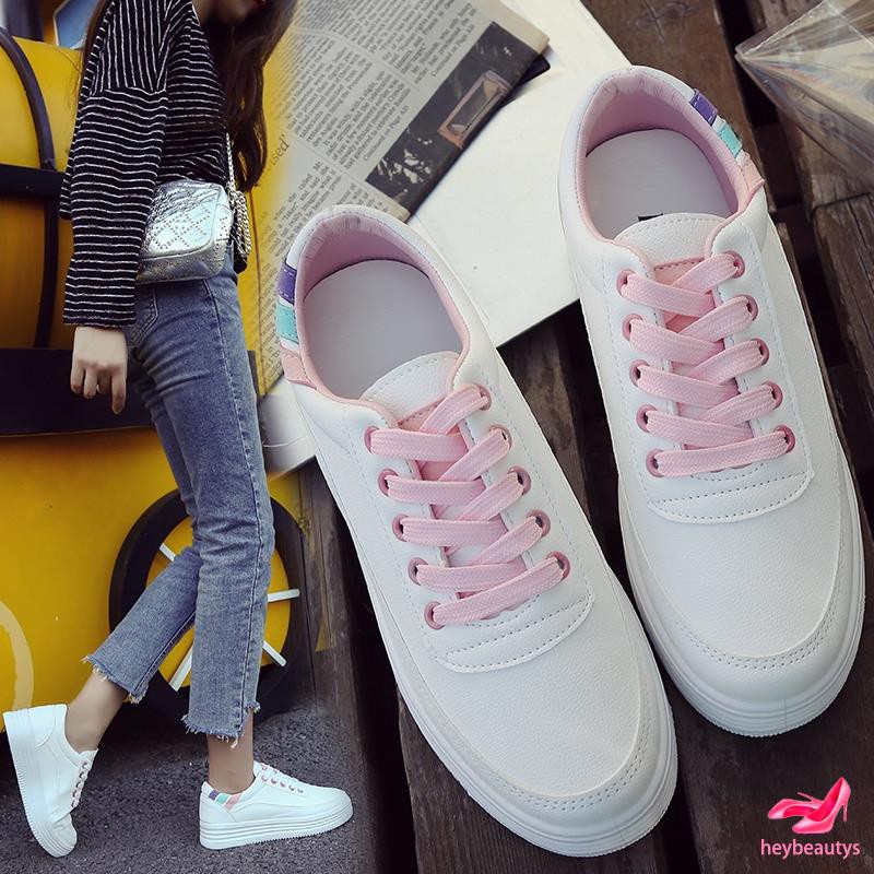 girls white platform sneakers