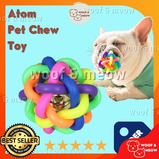 Dog Bite Toy Atom Shapes Chew Toy - Medium