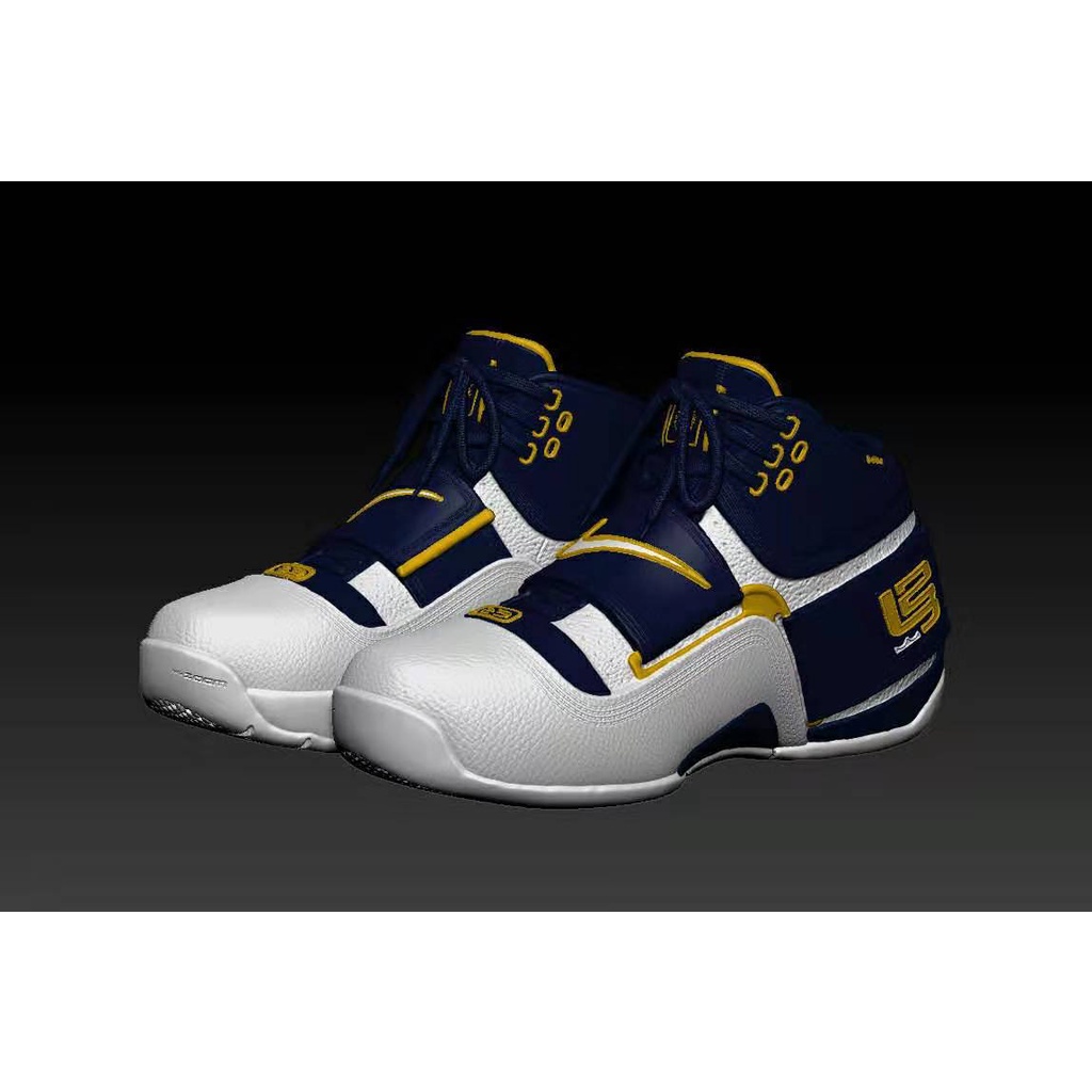 1/6 Lebron James 2007 Finals Navy Blue Shoes | Shopee Philippines