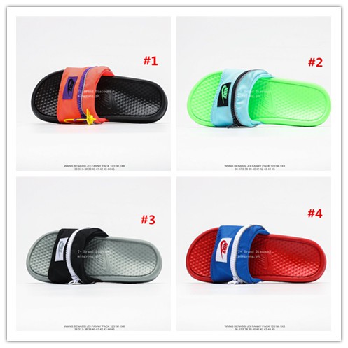 nike sandals with zipper pocket