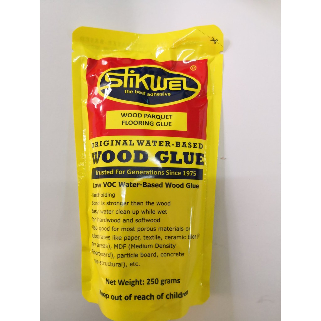 STIKWEL Wood Parquet Flooring Glue (Waterbased Wood Glue) Shopee