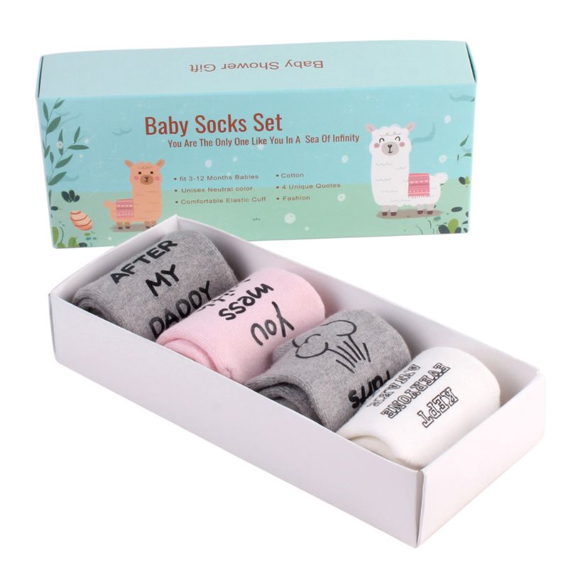 baby socks with sayings