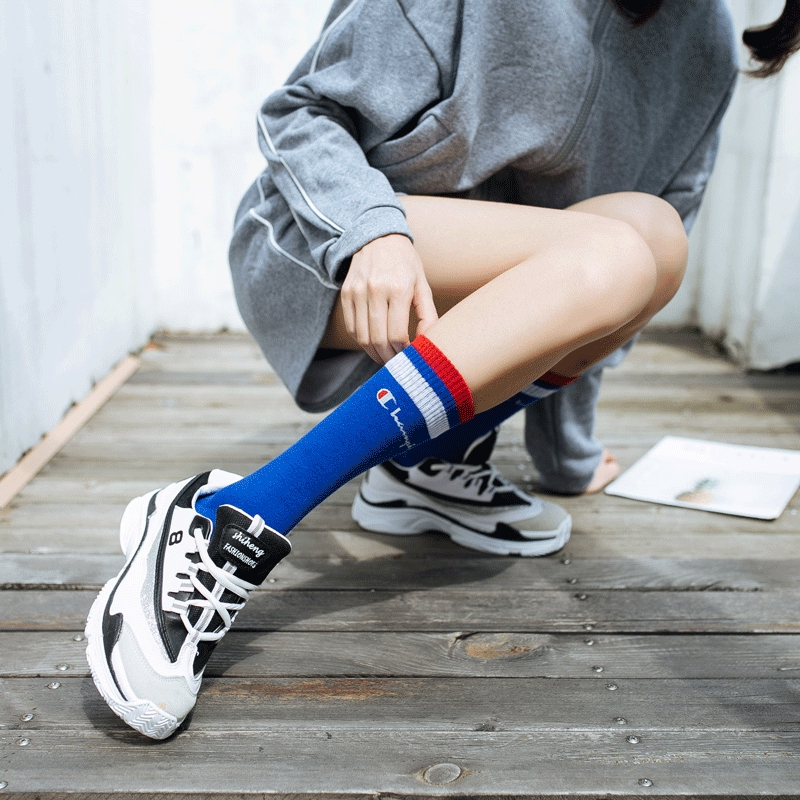 champion shoes on feet