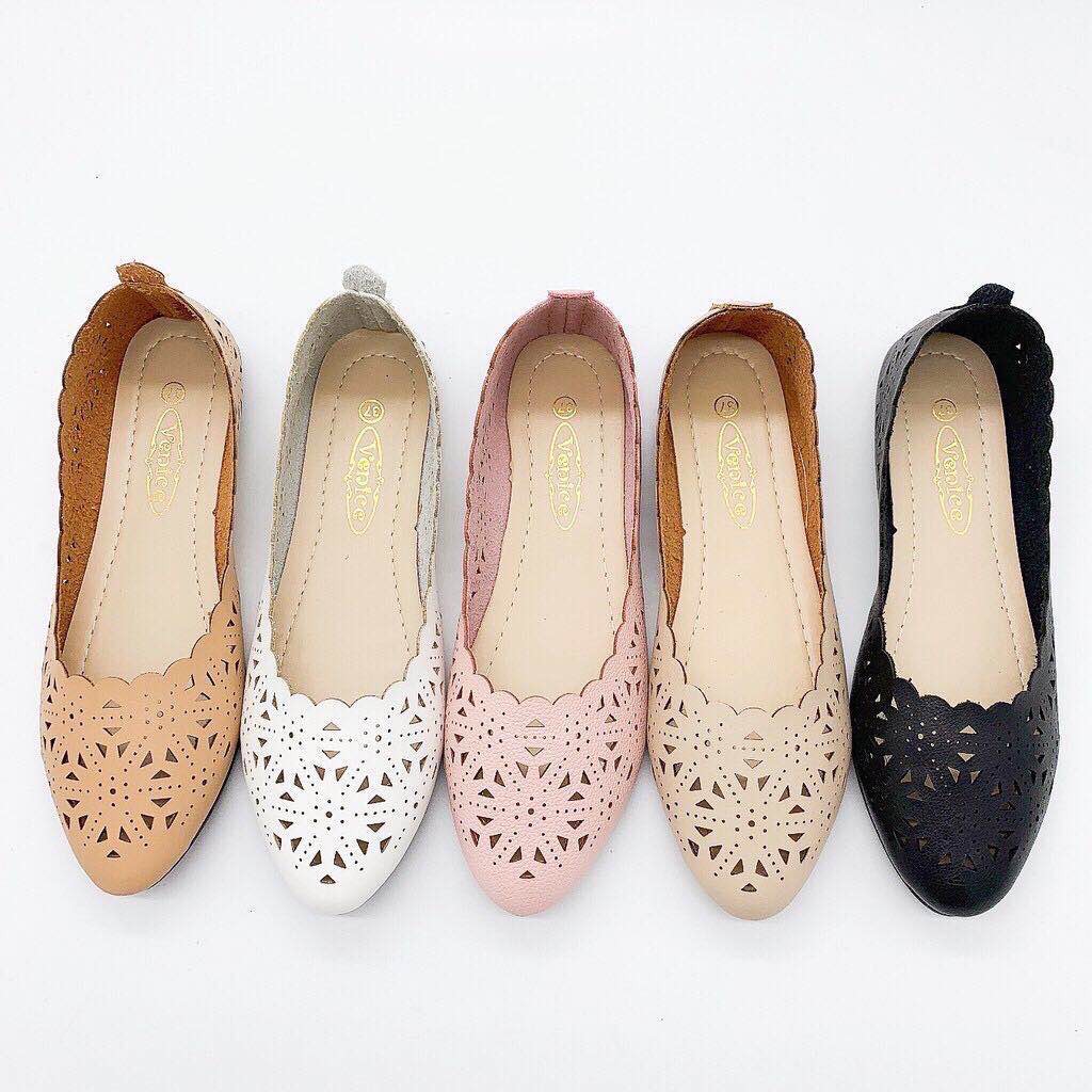 HHS Fashion Korean Doll shoes Black Flat shoe Shopee