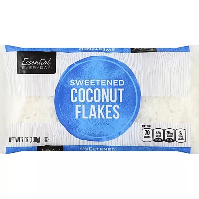 Essential Everyday Sweetened Coconut Flakes 198g Shopee Philippines