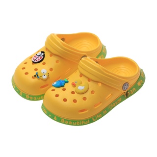 Children New Cute Cartoons Kids Mules Clogs Summer Croc Garden Beach Slippers Sandals Cave Hole Baby Shoes For Boys Girls #7