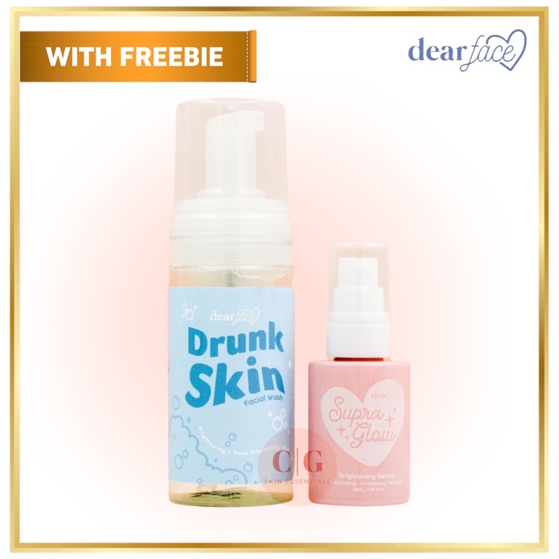dear face drunk skin face wash