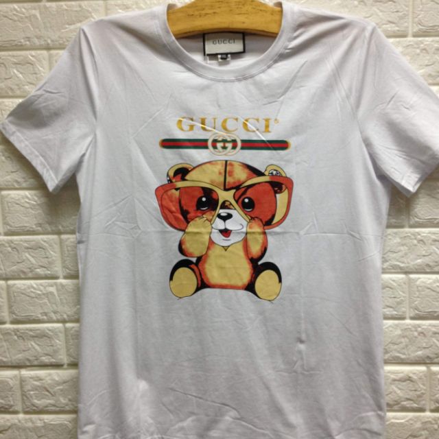 gucci t shirt with teddy bear