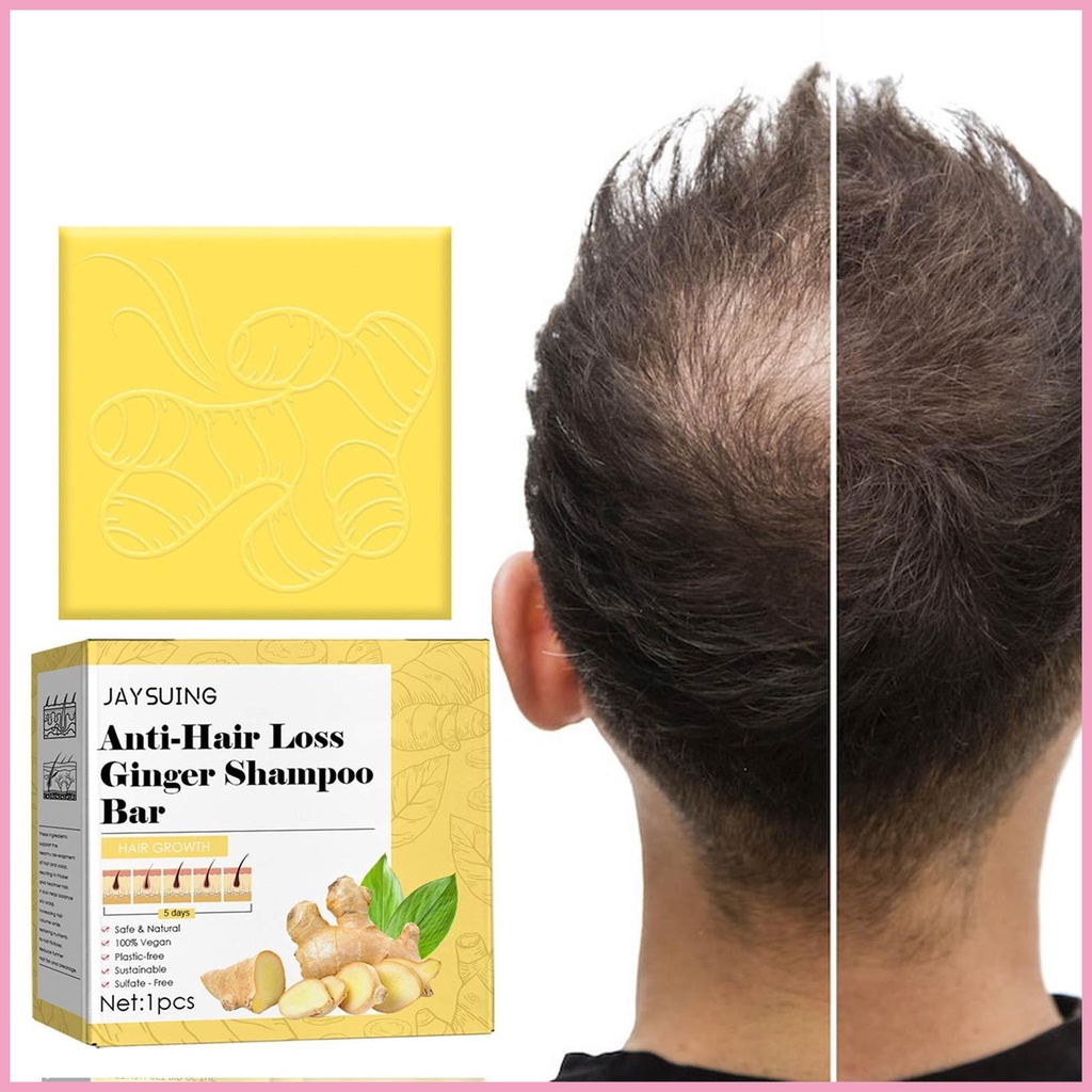 Ginger Hair Growth Soap Bar Herbal Hairgrowth Hair Wash Fast Hair