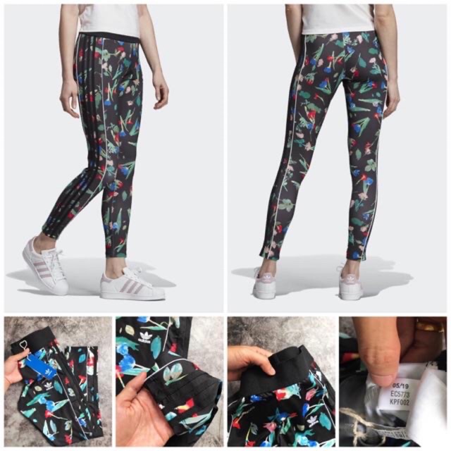 adidas floral tights