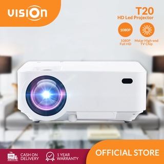 VISION T20 / A4300 HD LED Projector, Support 1080p,  HDMI USB Portable Cinema Beamer