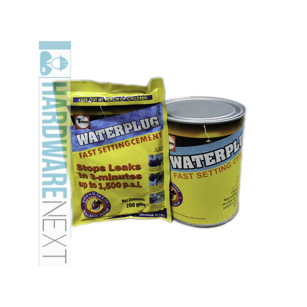 Thoro Water Plug Fast Setting Cement 200g 1ltr | Shopee Philippines
