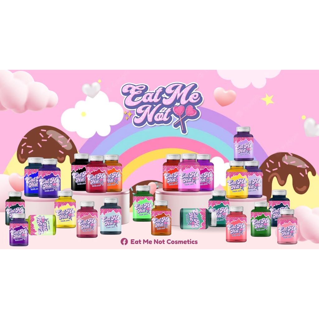 HAIR COLOR Conditioner Semi Permanent Dye HAIR JAM Eat me Not (100