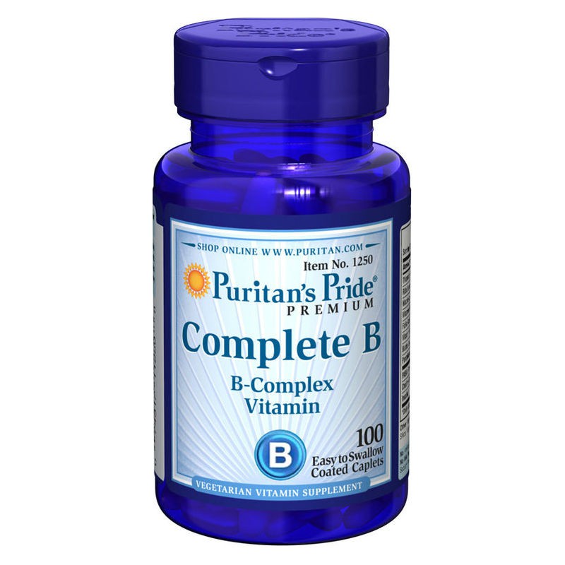 Puritans Pride Complete B Complex 100 Caplets | Shopee Philippines