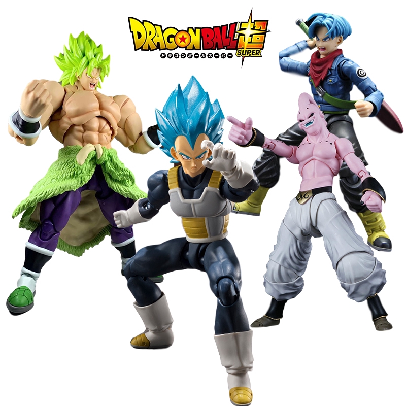 15cm Dragon Ball Super Saiyan Broly Vegeta Trunks Devil Buu Fierce ...