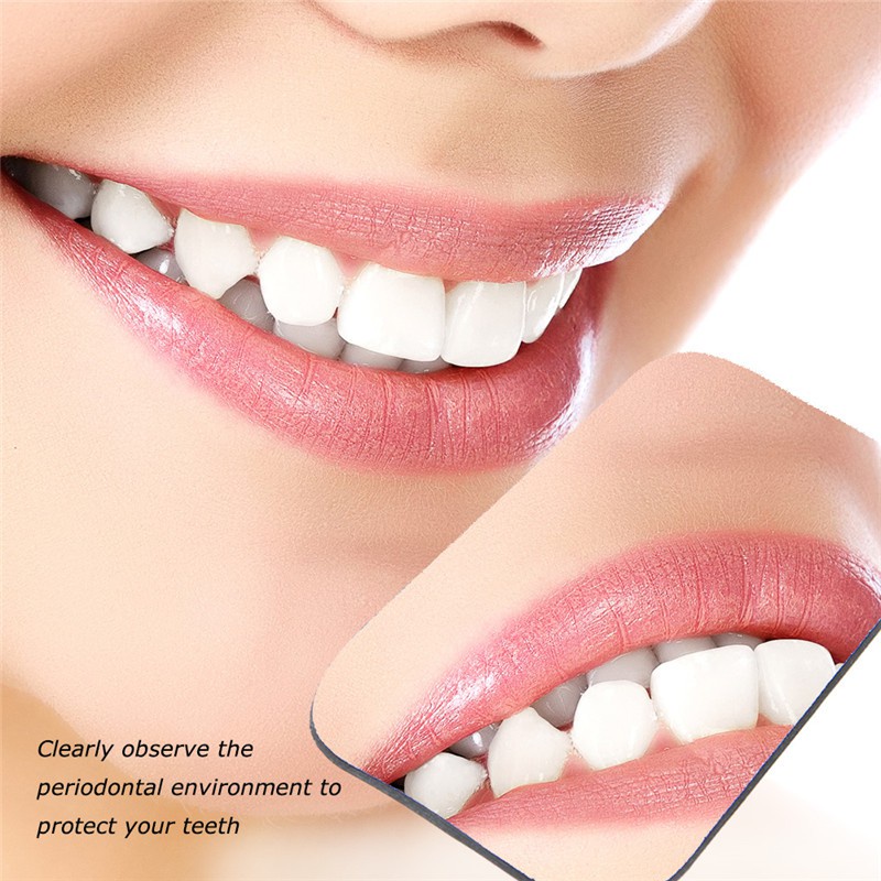 5Pc Dental Intraoral Photographic Glass Mirror Rhodium Occlusal 2-Side Reflector #5