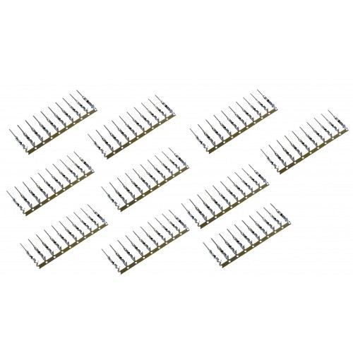 10/20/30/50PCS 40Pin Right Angle Single Row Pin Header Strip for Arduino 2.54 mm 