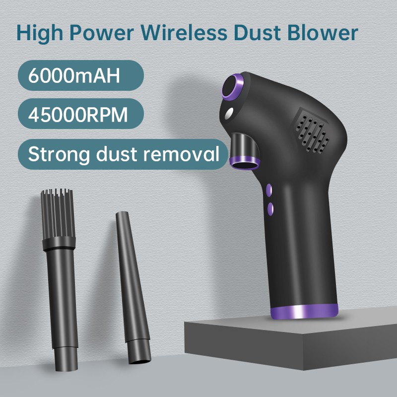 40000 RPM Cordless Electric High Pressure Air Duster Computer Cleaner