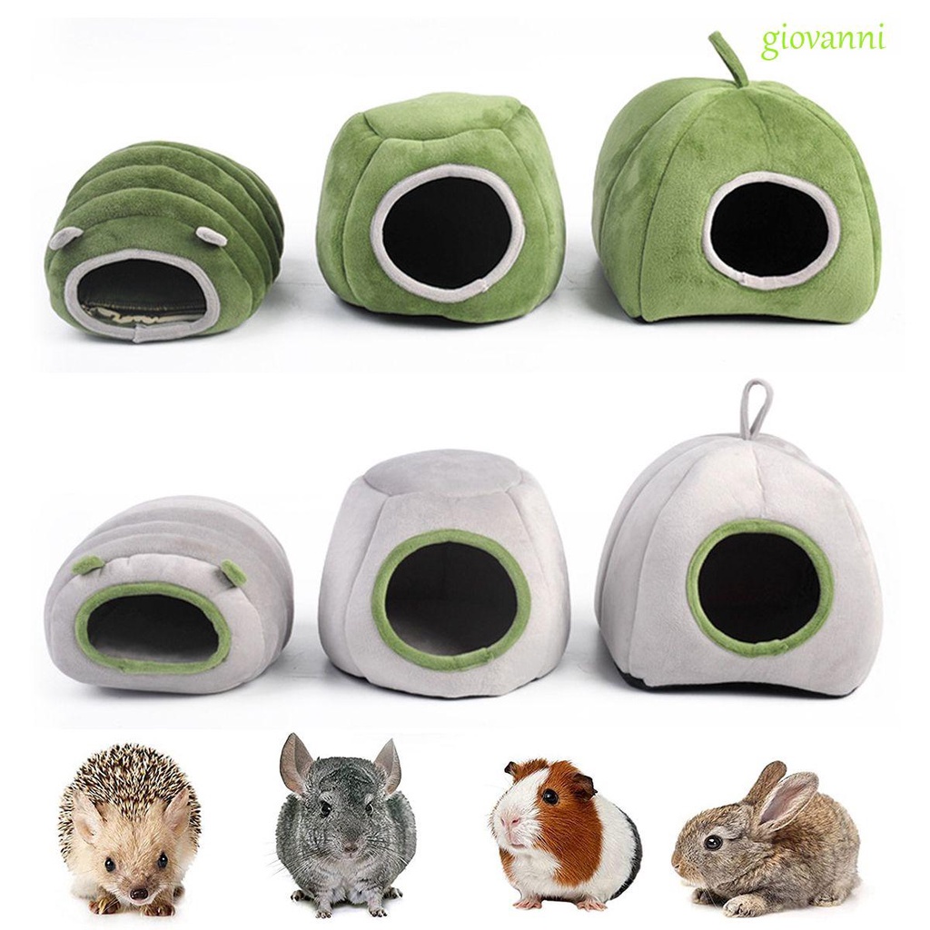 GIOVANNI1 Small Animals Cave Bed Ferrets Pet Tent Hamster House Hedgehog  Guinea Pig Sugar Glider Warm Soft Chinchilla Hideout/Multicolor | Shopee  Philippines
