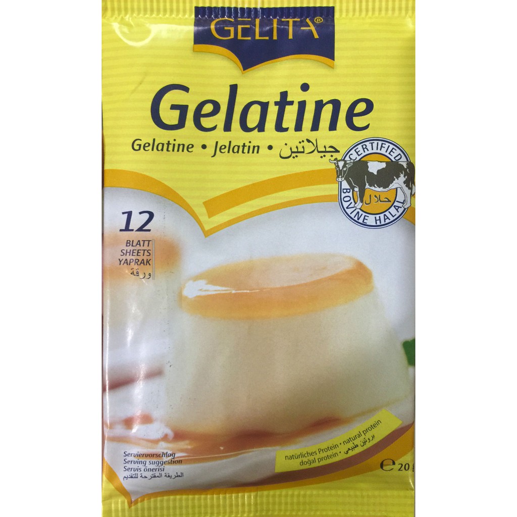 Gelita Gelatin sheets 12 pcs 20g repacked 10 sheets Shopee Philippines