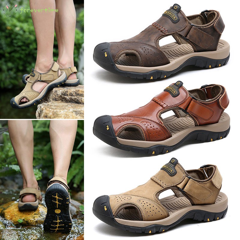 Men's Sandals Beach Shoes Closed Toe Breathable Anti-slip Casual for ...