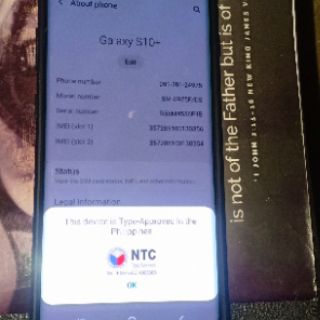 samsung s10 plus ram and rom