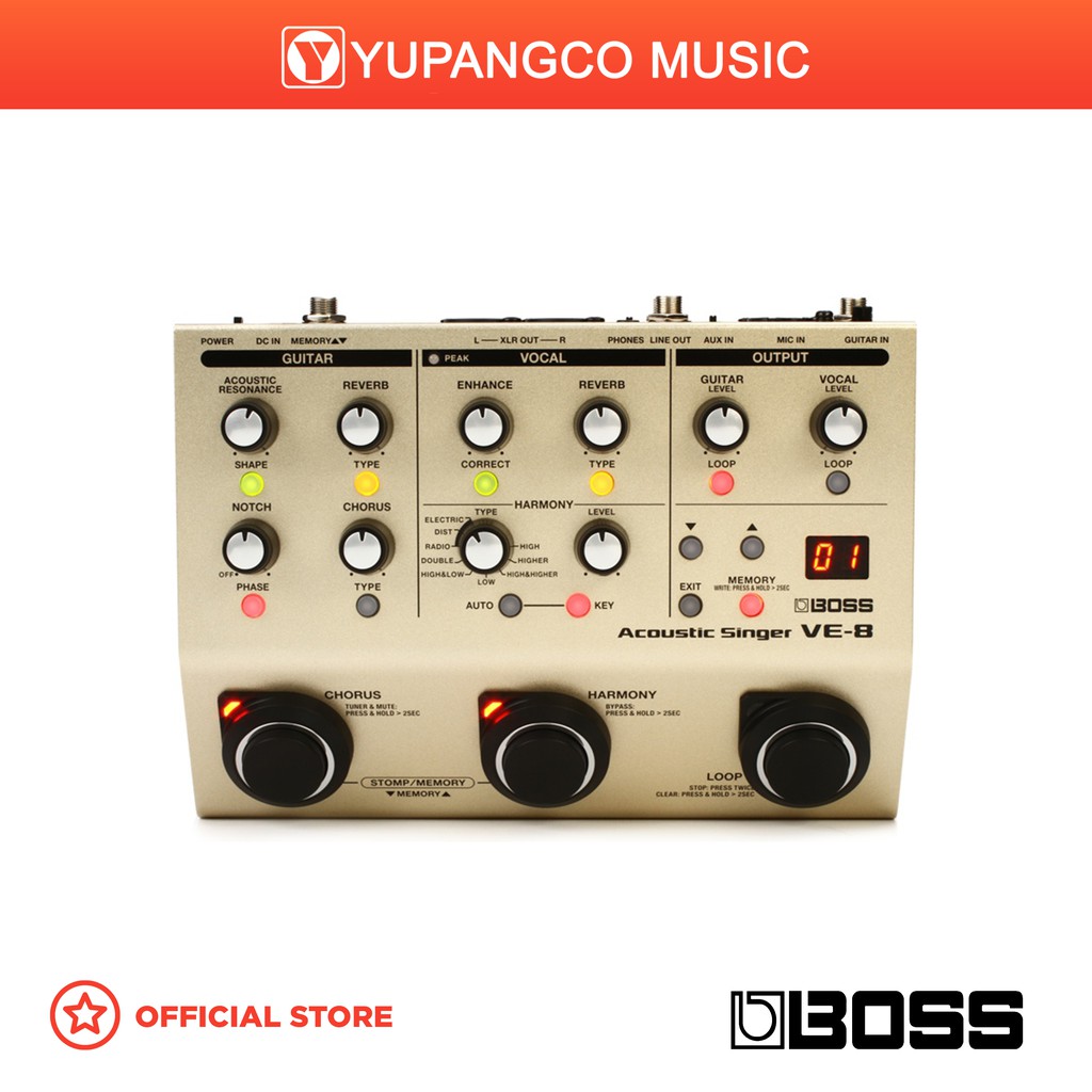 Boss VE8 Acoustic Singer Pedal Shopee Philippines