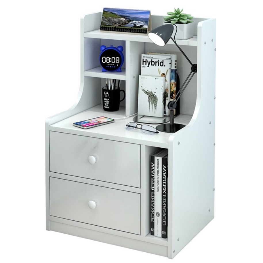 HomeCare 44 Multifunction Sofa Side Table, Multiple Storage Mode, C