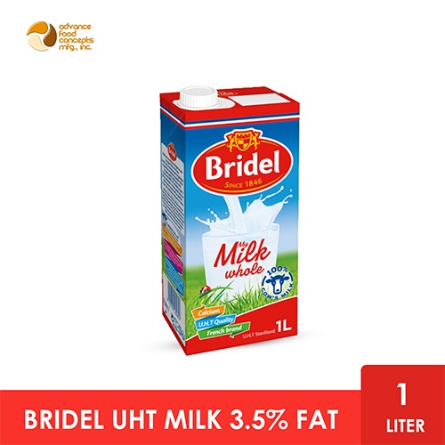 Bridel Uht Milk 1l Whole Milk Semi Skimmed Milk Shopee Philippines