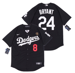 dodgers baseball jersey black