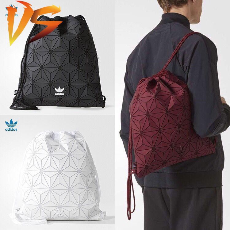 adidas trefoil drawstring bag