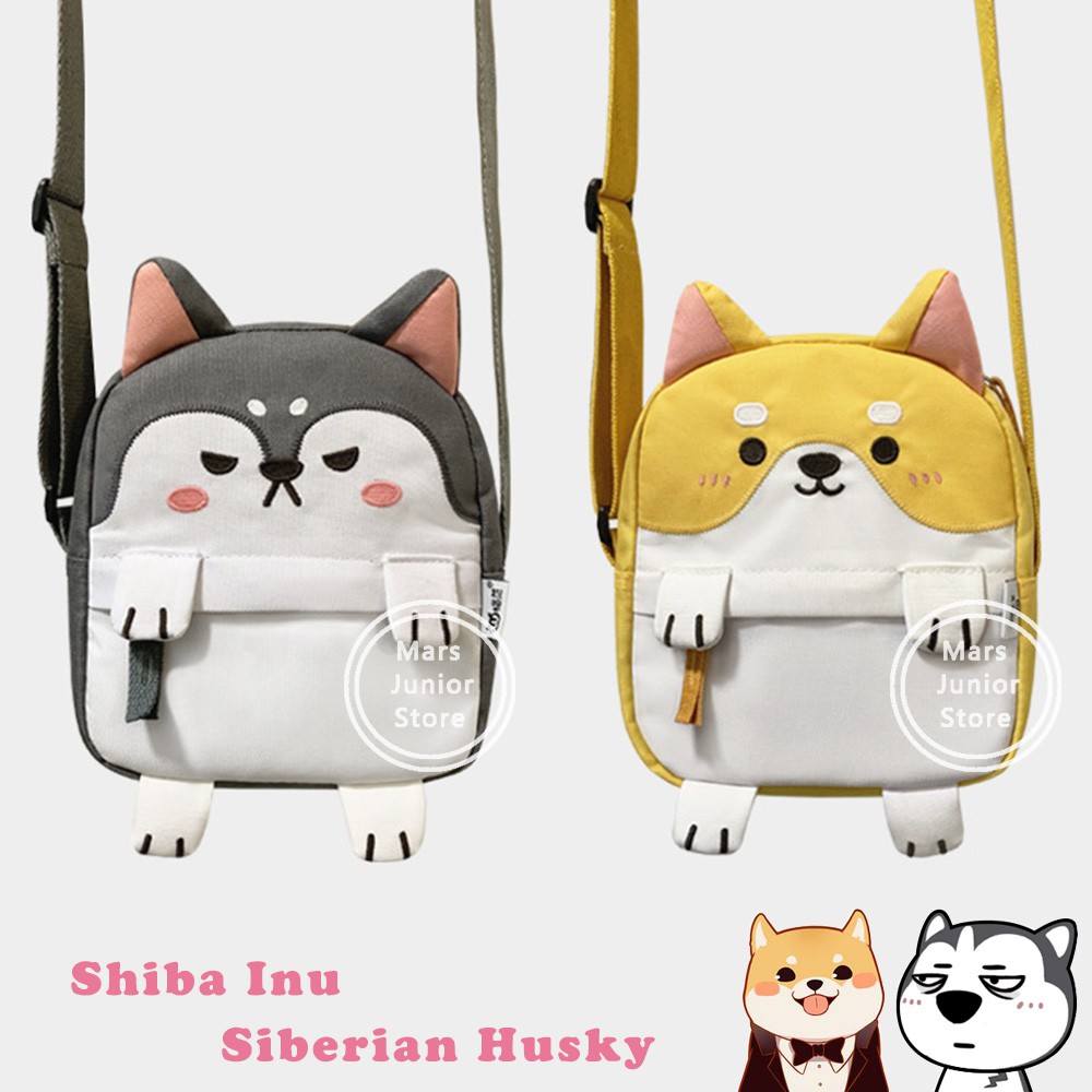 shiba inu siberian husky