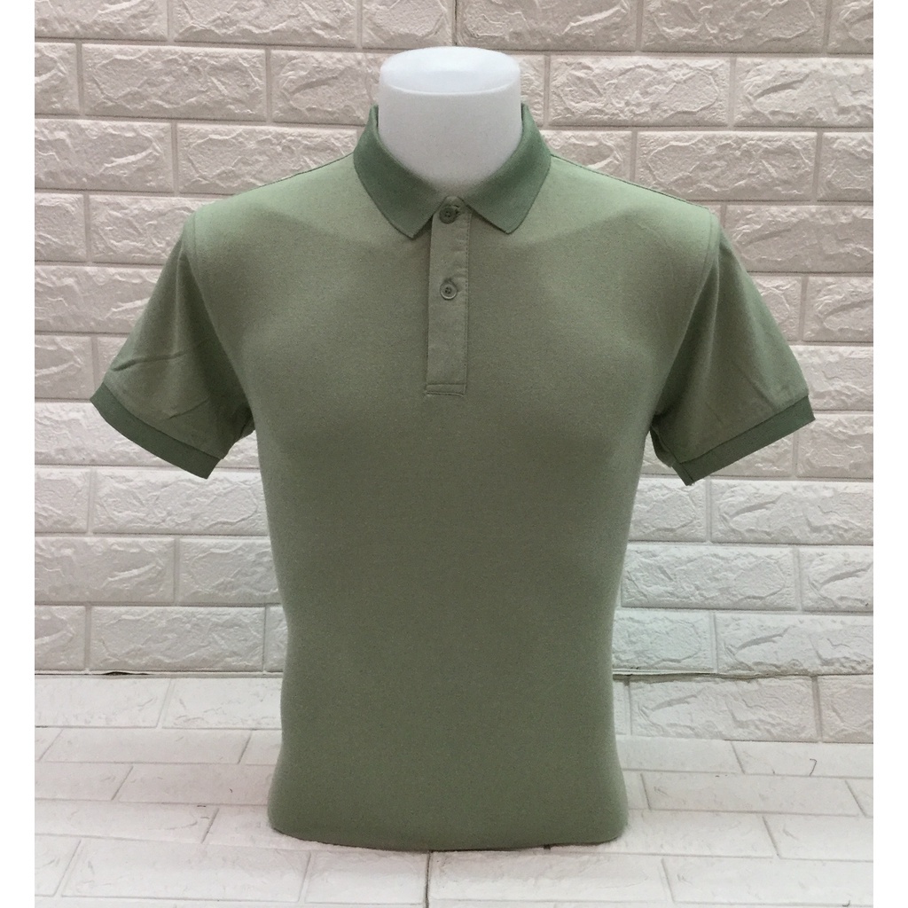Men's Plain Polo PoloShirt Spandex Cotton #1705 #3