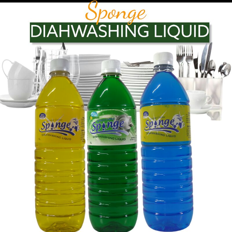 Sponge Dishwashing Liquid 1 Liter Shopee Philippines