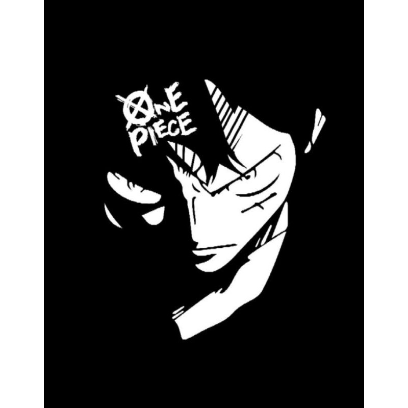 white elastic one piece anime stickers 20x17cm 25x21cm 30x25cm for car motorcycle accessories shopee philippines