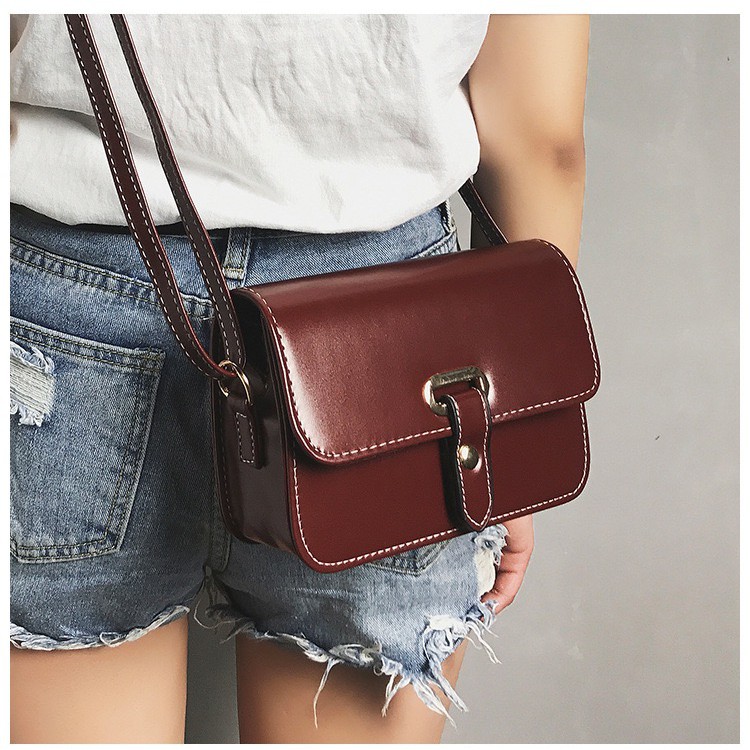 sling leather bag for ladies