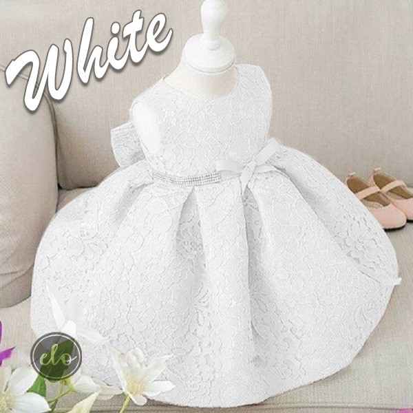 white dress for baptism baby