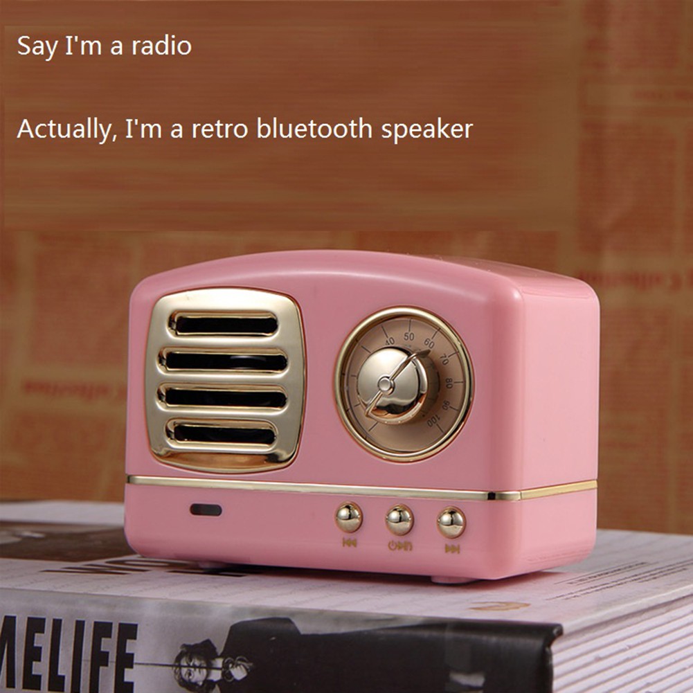 mini vintage bluetooth stereo