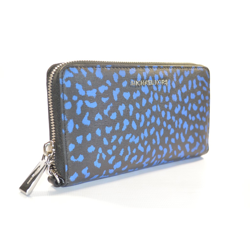 michael kors electric blue wallet