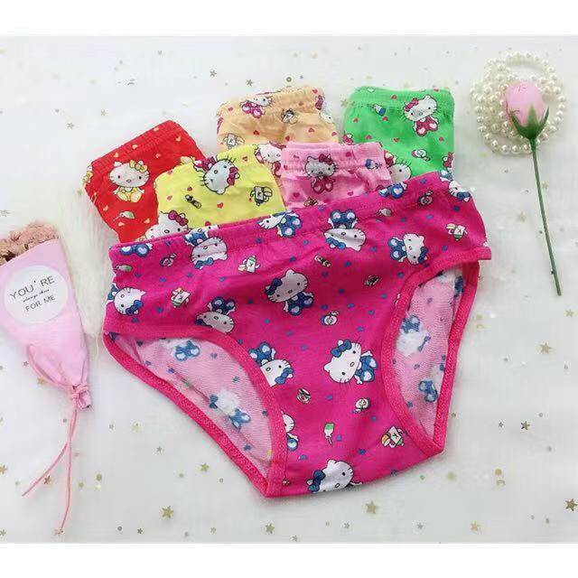 12pcs Hello Kitty Kids/Girl Underwear Panty Shopee Philippines
