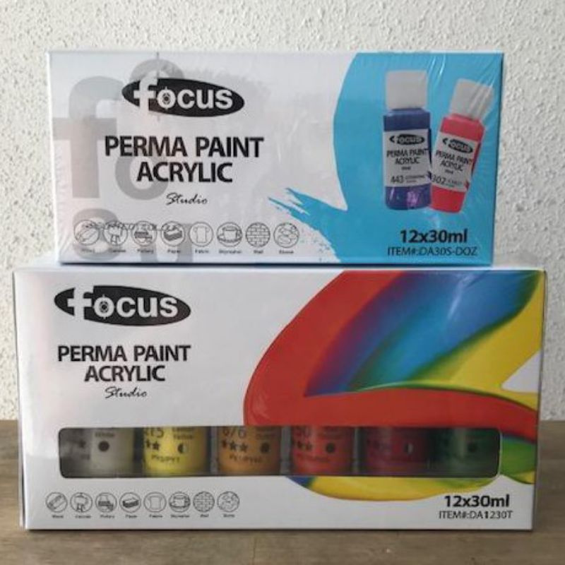 Acrylic Paint set 12x30ml (Basic Colors) Shopee Philippines