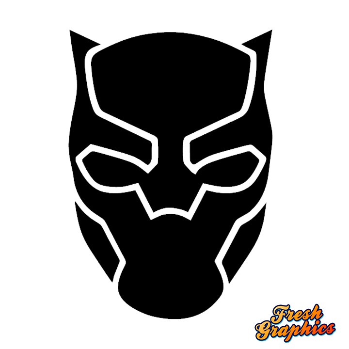 Black Panther Cutout Sticker | Shopee Philippines