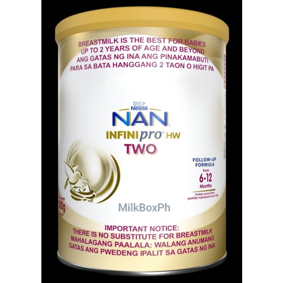 Nestle Nan Infinipro Hw Two G Infant Formula Powder Milk Drink Nan Infini Pro Shopee