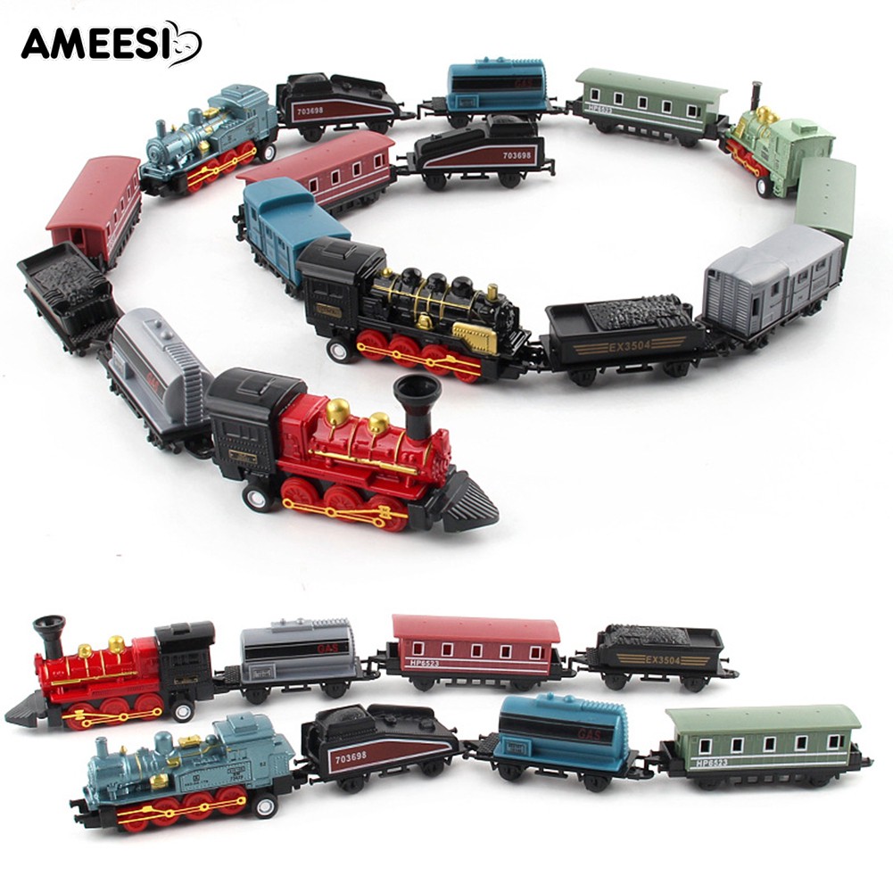 steam train toy set
