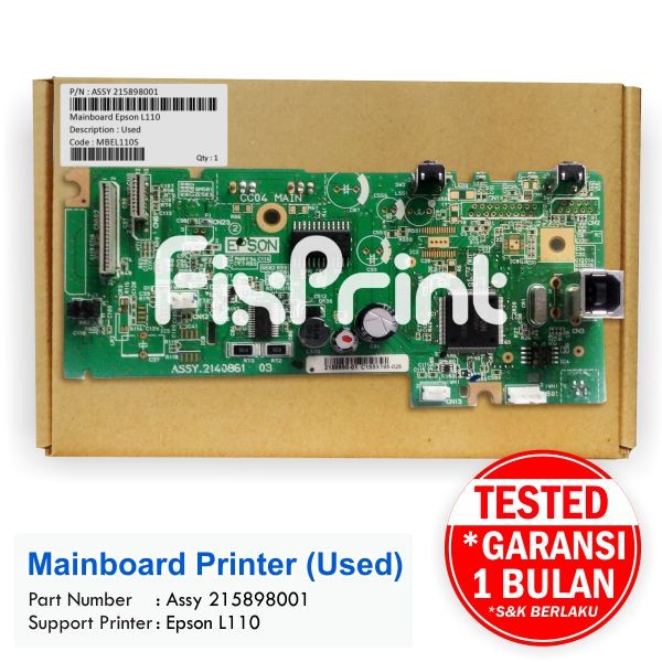 Mainboard Motherboard Epson L110 Printer, Mainboard L110, Logic Board ...